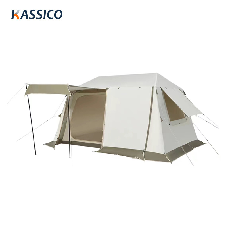 2 Rooms Outdoor Family Camping Blow Up Tent