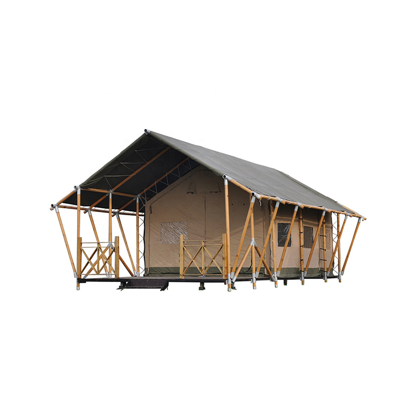 Wooden Safari Glamping Tents For Camping Sites, Resorts and Hotel