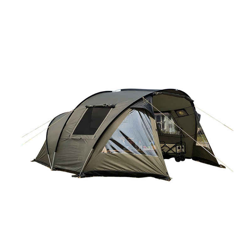 Army Green Camping Tunnel Tent