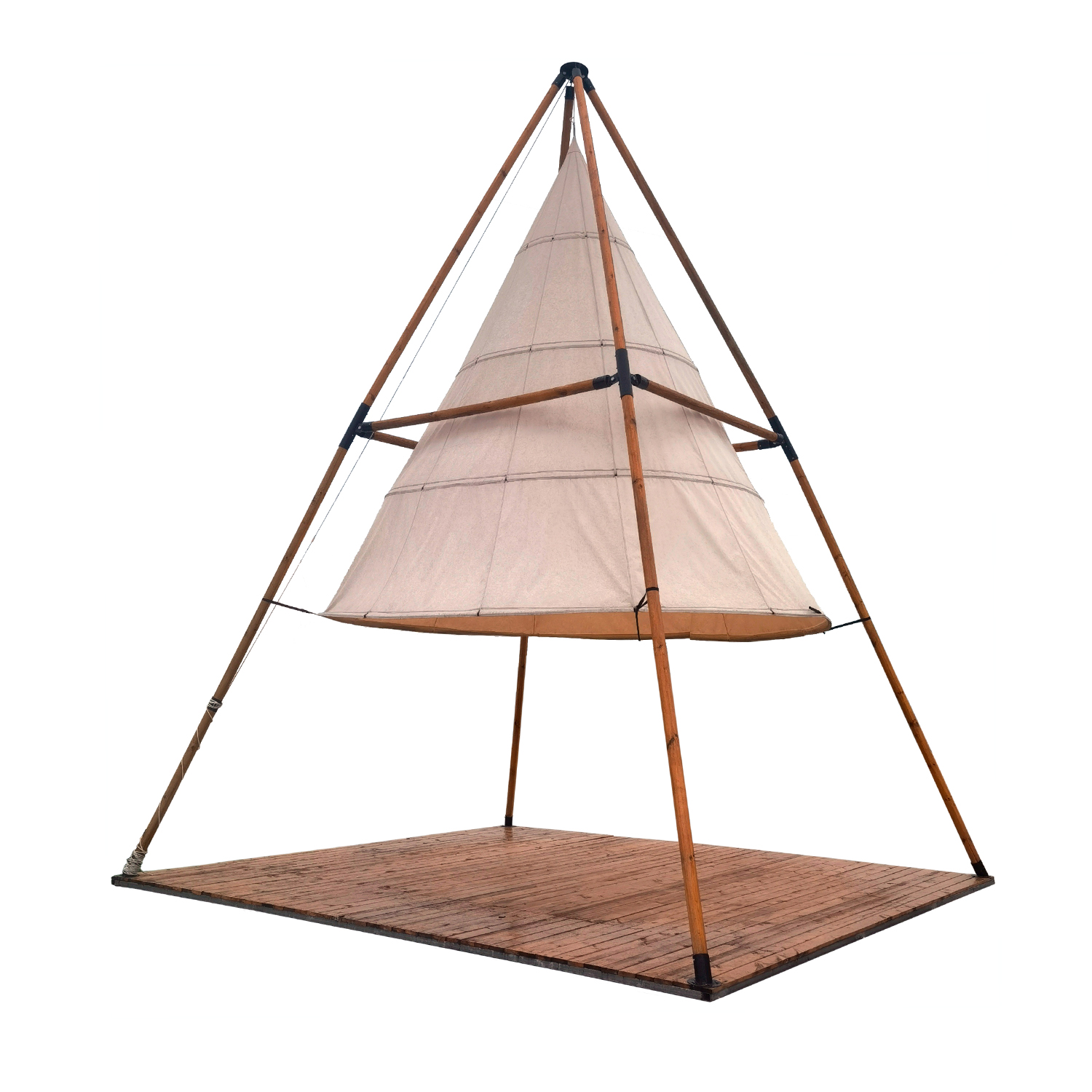 Hanging Lantern Safari Tent For Camping Sites, Beach Party and Festival Events