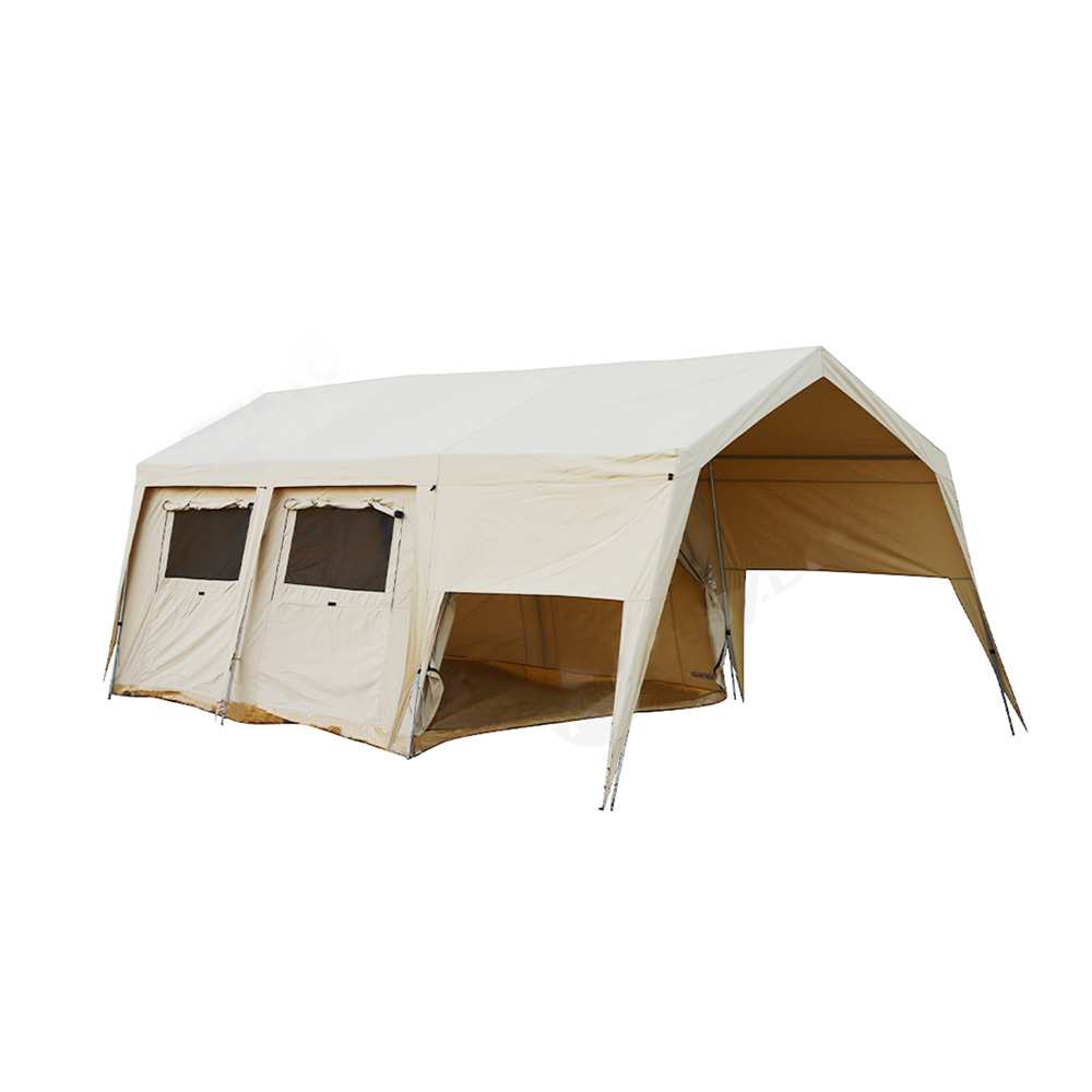 Cotton Canvas Wall Safari Tent For Family Camping